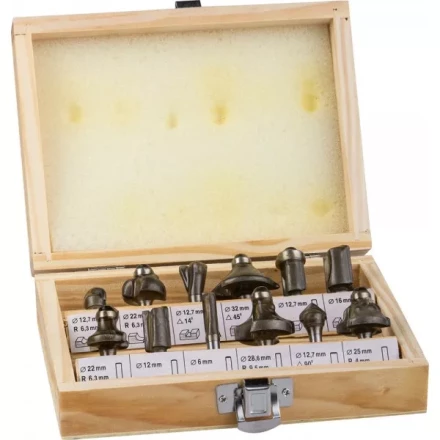 Набор STAYER Фрезы по дереву, 12шт 2992-H12 купить в Надыме