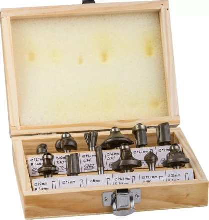 Набор STAYER Фрезы по дереву, 12шт 2992-H12 купить в Надыме