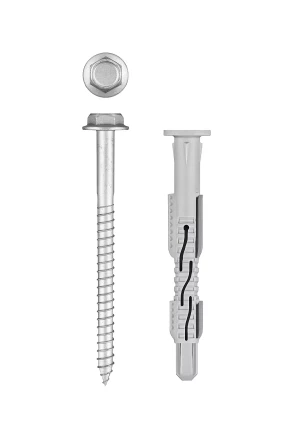 ЗУБР ФД-Ц 10x 100 мм, фасадный дюбель, нейлон/цинк, 50 шт (301455-100) купить в Надыме