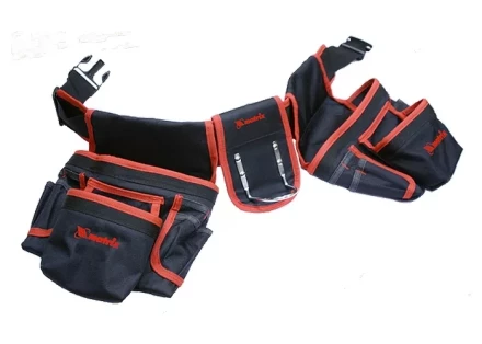 Сумка - пояс двойная 20 карманов держатель для молотка MATRIX 90240 купить в Надыме