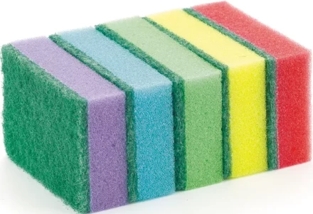 Губки для посуды Optima, 96*64*27 мм, 10шт ТМ Elfe 92352 купить в Надыме