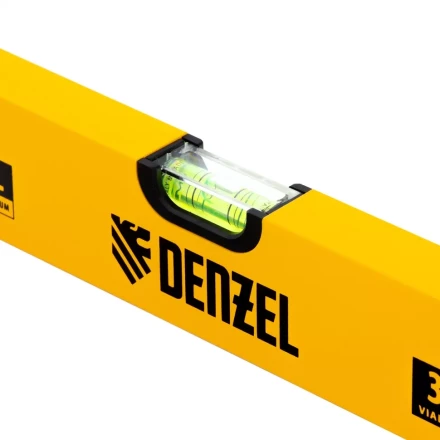 Уровень алюминиевый, 1000 мм, фрезерованный, 3 глазка Denzel 33683 купить в Надыме