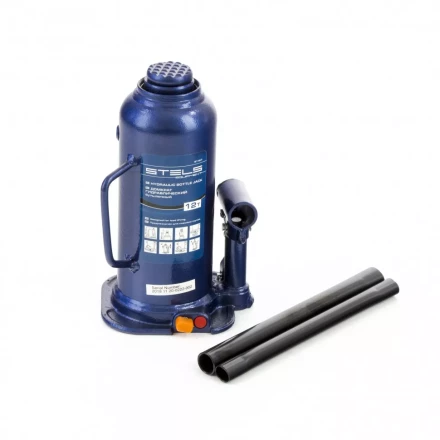 Домкрат гидравлический бутылочный 12 т h подъема 227-457 мм Stels 51167 купить в Надыме