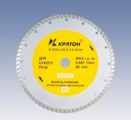 Круг алмазный TURBO HOBBY 115 х 22,2 х 2,2 мм Кратон 1 08 03 001 купить в Надыме