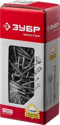 Саморезы по дереву, белый цинк, 3.5x35мм, 500шт, ЗУБР Мастер 4-300371-35-035 4-300371-35-035 купить в Надыме