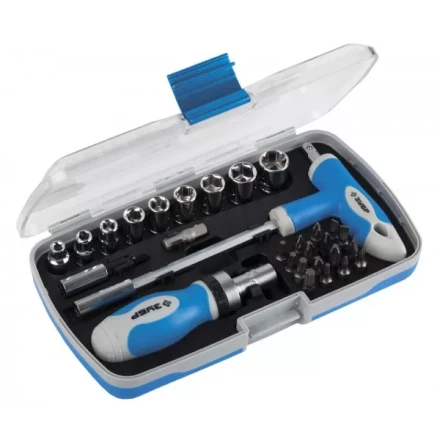 Набор ЗУБР Отвертка "ЭКСПЕРТ" реверс. с насадками, 2-хкомп.ручка,битодерж. с Т-образ.ручкой, в пласт. боксе, 29пред. 25285-H29 купить в Надыме