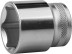 Торцовая головка KRAFTOOL &quot;INDUSTRIE QUALITAT&quot;, Cr-V, FLANK, хромосатинированная, 1/2&quot;, 28 мм 27805-28_z01 купить в Надыме