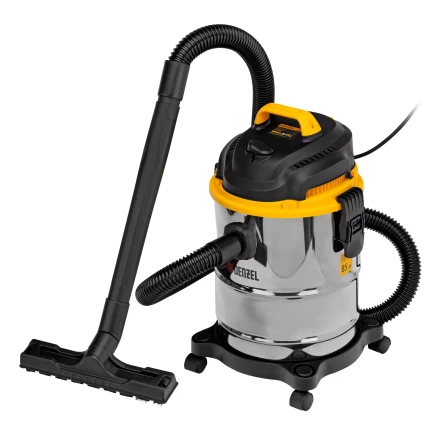 Пылесос строительный Denzel 28201 SVC15, 1200 Вт, бак 15 л, шланг 2 м купить в Надыме