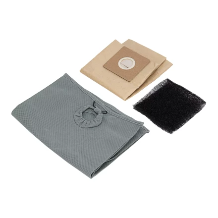 Пылесос строительный Denzel 28201 SVC15, 1200 Вт, бак 15 л, шланг 2 м купить в Надыме