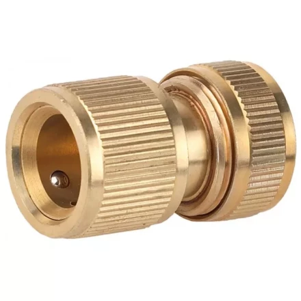 Соединитель GRINDA с автостопом, латунный, 1/2" 8-426129 купить в Надыме