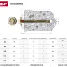 Болт анкерный ЗУБР с пластиковым кольцом, желтопассивированный, 8,0х80мм, ТФ2, 40шт 4-302312-08-080 купить в Надыме