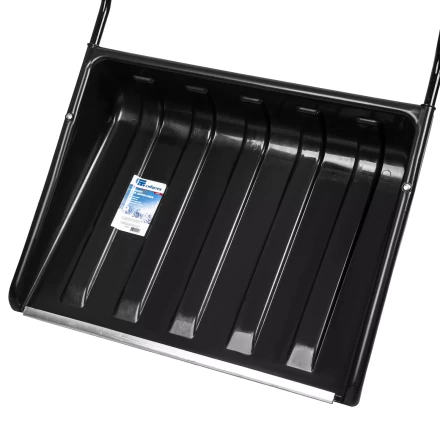 Движок для уборки снега пластиковый, 700х550х1470 мм, стальная рукоятка, Сибртех 61643 купить в Надыме