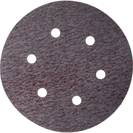 Круг шлифовальный URAGAN "Универсальный с покрытием стеарата цинка" на липучке, 6 отверстий, P320, 150мм, 5шт 907-43113-320-05 купить в Надыме