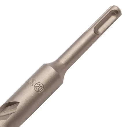 Бур по бетону, двойная спираль Denzel, 20 x 460 мм, три пылеотводящие кромки, 705049 купить в Надыме