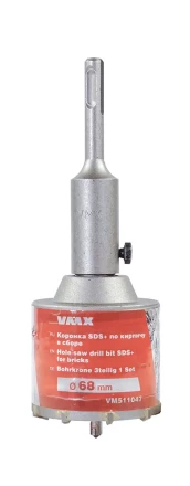 Коронка SDS+ ф68 мм по кирпичу в сборе VMX 511047 купить в Надыме