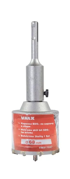 Коронка SDS+ ф68 мм по кирпичу в сборе VMX 511047 купить в Надыме