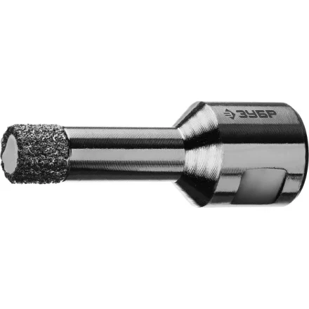 Коронка алмазная универсальная, технология ВВС, d=12 мм, посадка М14, ЗУБР Профессионал 29865-12-М14 29865-12-M14 купить в Надыме