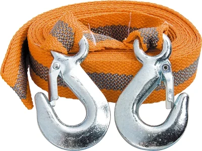 Трос буксировочный 3,5 тонны 2 крюка пакет STELS Россия 54373