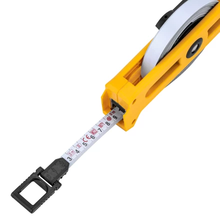 Рулетка геодезическая Denzel 20 м х 13 мм, открытый корпус, металлическая лента, 31490 купить в Надыме