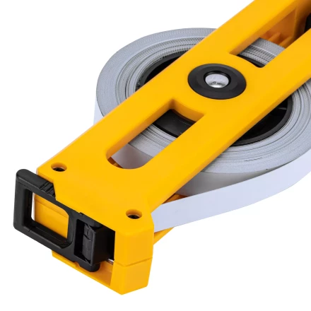 Рулетка геодезическая Denzel 20 м х 13 мм, открытый корпус, металлическая лента, 31490 купить в Надыме