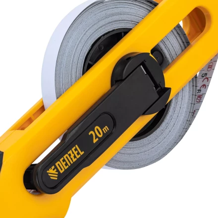 Рулетка геодезическая Denzel 20 м х 13 мм, открытый корпус, металлическая лента, 31490 купить в Надыме