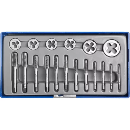 Набор ЗУБР &quot;МАСТЕР&quot; с металлорежущим инструментом, в пластиковом боксе 18 предметов 28120-H18 купить в Надыме