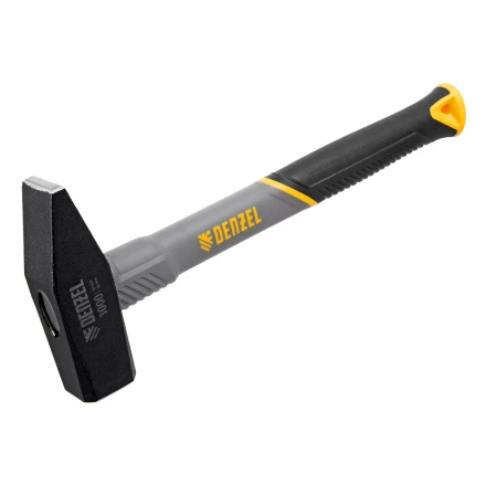 Молоток слесарный, 1000 г Denzel, кованый, фибергласовая рукоятка c TPR покрытием 10490 купить в Надыме