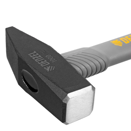 Молоток слесарный, 1000 г Denzel, кованый, фибергласовая рукоятка c TPR покрытием 10490 купить в Надыме