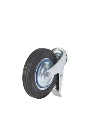 Колесо поворотное SCtB 80 200 мм резина с болтом и тормозом (F) 1027181 купить в Надыме