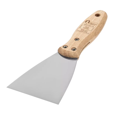 Шпательная лопатка из нержавеющей стали, 80 мм, буковая рукоятка, EFP Matrix 85615 купить в Надыме