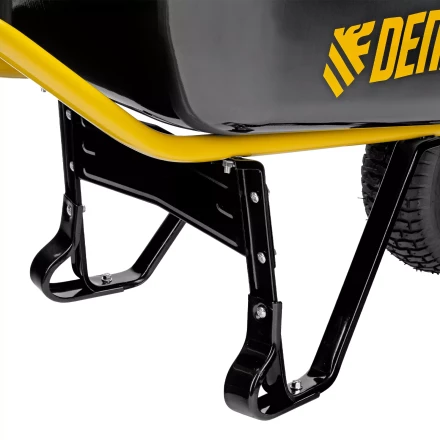 Тачка строительная Denzel 689965, усиленная, объем 130 л, 230 кг, колесо 15х6.00-6 купить в Надыме