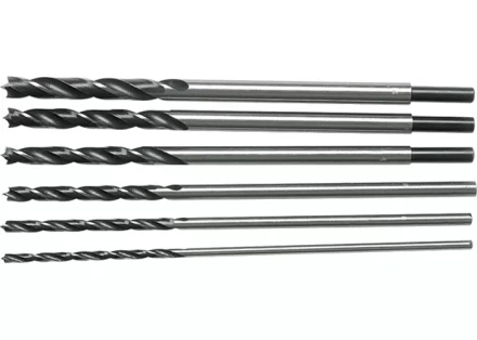 Набор сверл по дереву 6-8-10-12-13-14 мм L 300 мм 6 шт цилиндрический хвостовик SPARTA 702305 купить в Надыме
