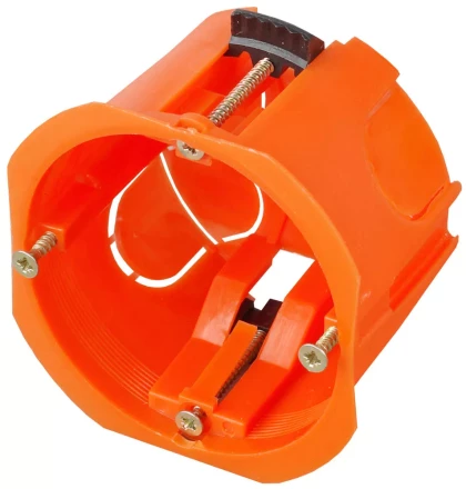 Коробка установочная СВЕТОЗАР для полых стен, макс. напряжение 400В, с пластиковыми лапками, 68х47мм SV-54913 купить в Надыме