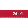 Полотно ЗУБР "МАСТЕР" по металлу 24 TPI  (шаг 1.0мм), Универсальное, 50шт 15853-24-50 купить в Надыме
