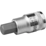 Торцовая бита-головка KRAFTOOL "INDUSTRIE QUALITAT", материал S2, HEX, сатинированная, 1/2", H12 27908-12_z01 купить в Надыме
