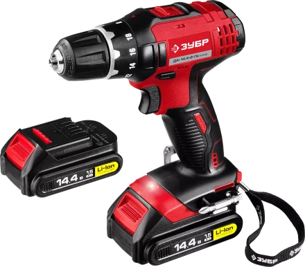 Дрель-шуруповерт 2 АКБ ДА-14.4-2-Ли КНМ2 серия МАСТЕР купить в Надыме