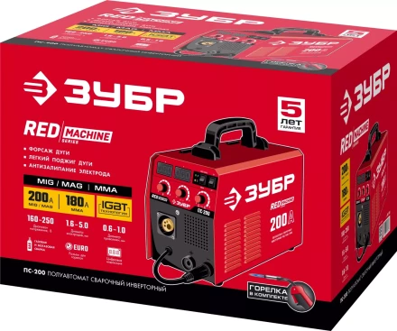Полуавтомат сварочный инверторный МIG-MAG c функцией ММА ПС-200 серия МАСТЕР купить в Надыме