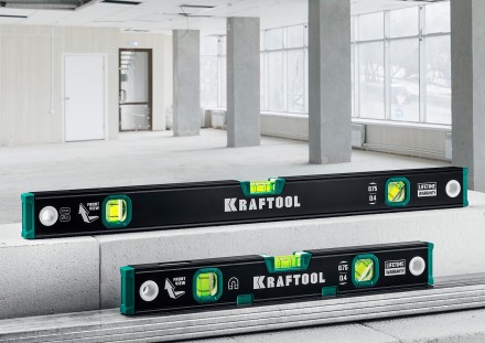 Профессиональный магнитный уровнь с зеркальным глазком KRAFTOOL 34785-200 купить в Надыме