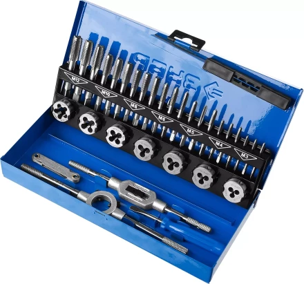 Наборы комплектных метчиков и плашек сталь Р6М5 серия ПРОФЕССИОНАЛ купить в Надыме