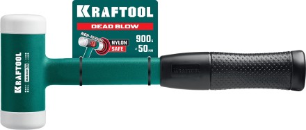 Безынерционный молоток KRAFTOOL DEAD BLOW с бойками из полиамида 2078-50 купить в Надыме