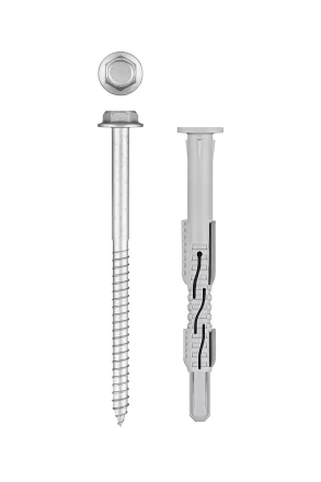 ЗУБР ФД-Ц 10 x 120 мм, фасадный дюбель, нейлон/цинк, 50 шт (301455-120) купить в Надыме