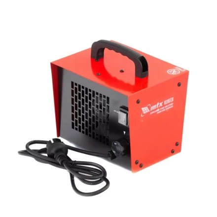 Тепловая пушка керамическая SHC-2000, квадратная, 230 В, 120 м3/ч, 1/2 кВт MTX 96422 купить в Надыме