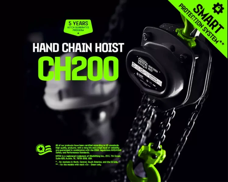 Таль ручная цепная HITCH CH200-G, 1 т, 6 м. Гальваническая цепь купить в Надыме