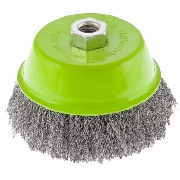 Щетка для УШМ 125 мм М14 "чашка" витая проволока СИБРТЕХ 746067 купить в Надыме