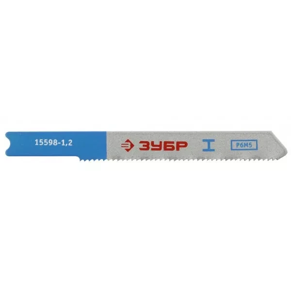 Полотна ЗУБР "ЭКСПЕРТ", U118A,  для эл/лобзика, HSS, по металлу, US-хвост., шаг 1,2мм, 50мм, 3шт 15598-1.2 купить в Надыме