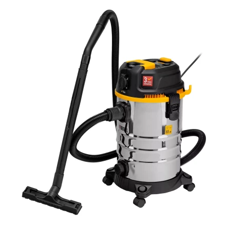 Пылесос строительный Denzel 28203 RVC30, 1400 Вт, бак 30 л, шланг 3 м, розетка с автосинхр. купить в Надыме