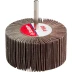 Круг шлифовальный ЗУБР "МАСТЕР" веерный лепестковый, на шпильке, тип КЛО, зерно-электрокорунд нормальный, P180, 40х80мм 36604-180 купить в Надыме