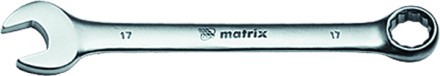 Ключ комбинированный 6 мм CrV матовый хром MATRIX 15102 купить в Надыме