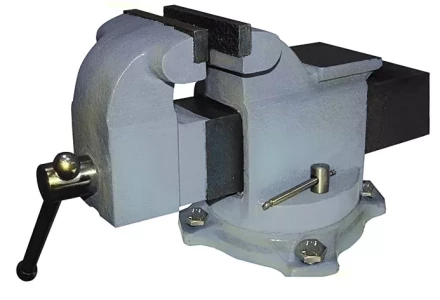 Тиски  слесарные поворотные 125мм с наковальней 20085 купить в Надыме