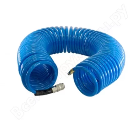 Шланг спиральный с фитингами рапид полиуретан 15 бар 6х10 мм 15 м Fubag купить в Надыме
